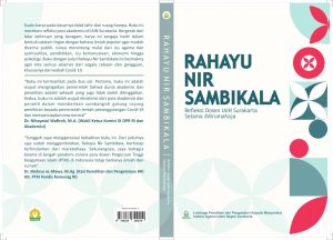 Buku Rahayu Nir Sambikala adalah wujud refleksi para dosen IAIN Surakarta yang tertuang dalam tulisan. Tentu dengan berbagai aspek pandangan dosen dalam merespos pandemi. Buku tersebut menjadi terbitan IAIN Surakarta Press yang dipersembahkan untuk para akademisi, baik sebagai wacana maupun rancangan penelitian. Sekilas, berikut topik besar yang dibahas dalam buku ini, antara lain: Beragama di Masa Pandemi Corona; Pandemi dan Adaptasi Sistem Pendidikan; Kerja, Kemanusiaan, dan Budaya; Siasat Psikologi dan Ekonomi . Selengkapnya tentang kegiatan soft launcing buku ini dilakukan bersamaan dengan kegiatan Raker LP2M 2020 yang dapat diikuti dalam link berikut.  Adapun launching secara daring dan diskusi pembuka terkait buku tersebut dapat diikuti dalam kegiatan webinar berikut di Link berikut  Buku tersebut juga telah didiskusikan secara daring oleh LP2M IAIN Surakarta via Zoom dan Live Youtube sampai dua seri (saat ini). Direncanakan akan diadakan diskusi bedah buku kembali dengan tema-tema yang unik tentunya. Adapun record acara tersebut dapat diikuti dalam link berikut, yaitu Diskusi Seri 1 dan Diskusi Seri 2  Berikut ini adalah link pdf dari buku Rahayu Nir Sambikala agar dapat dibaca khalayak. Semoga menambah ilmu dan keberkahan.