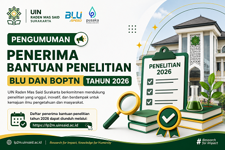 Pengumuman Penerima Bantuan Penelitian Tahun 2026 BLU dan BOPTN
