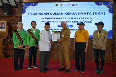 LPPM UIN Raden Mas Said Lepas 3.505 Mahasiswa KKN, Perkuat Kolaborasi dengan Pemkab Klaten